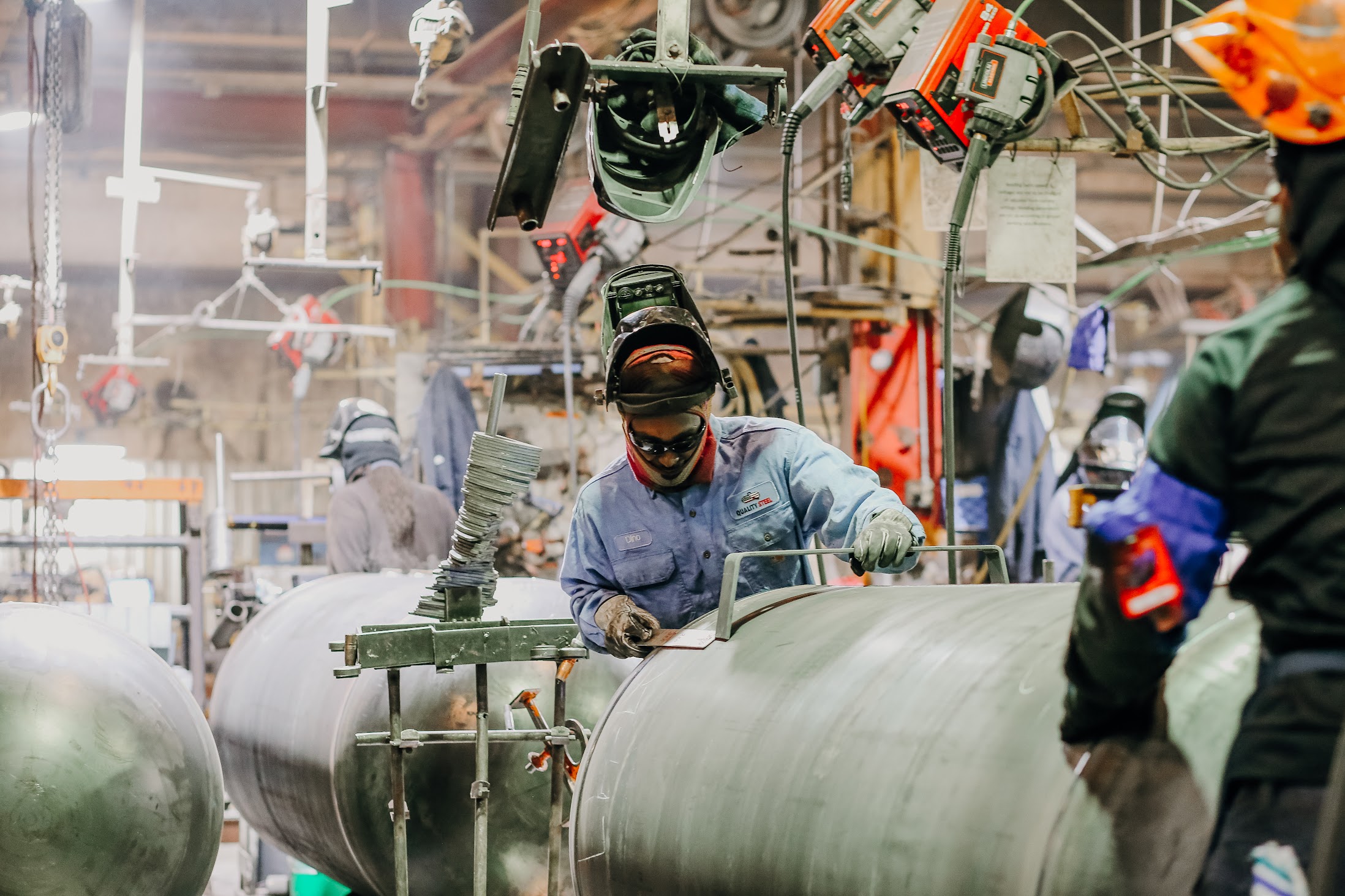 workers in factory